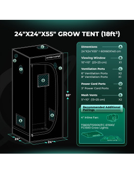 Mars Hydro grow šotor 60x60x140cm