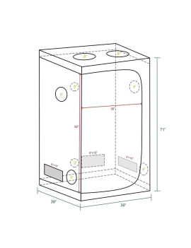 Mars Hydro grow šotor 100x100x180cm